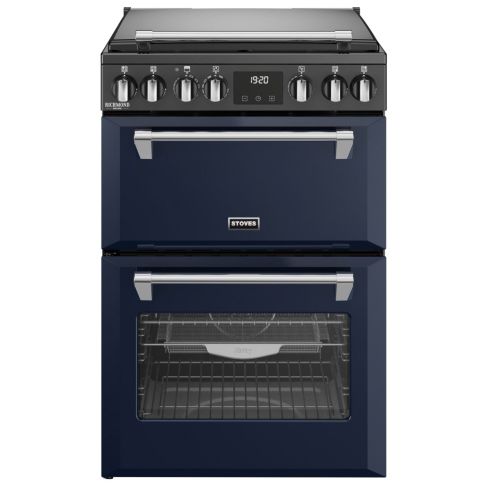 Stoves ST DX MRA RICH 60DF MBL Richmond Deluxe 60cm Dual Fuel Cooker in Midnight Blue A Rated
