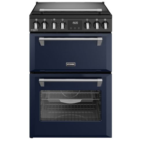 Stoves ST DX MRA RICH 60EI RTY MBL Richmond Deluxe Freestanding 60cm Induction Cooker in Midnight Blue A Rated