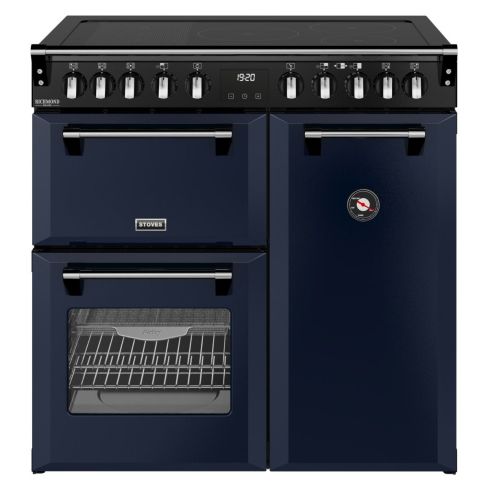 Stoves ST DX RCA RICH 90EI RTY MBL Richmond Deluxe 90cm Induction Range Cooker in Midnight Blue