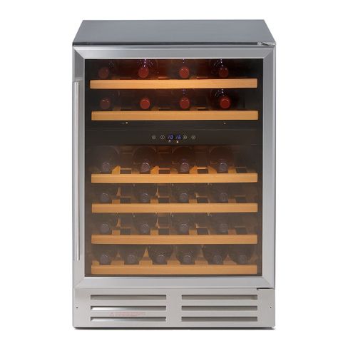 Stoves GDHA 600WC MK2 STA Stainless Steel Integrated Wine Cooler, G Rated