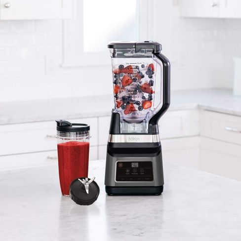 Ninja BN750UK 2-in-1 Blender with Auto-iQ, Black