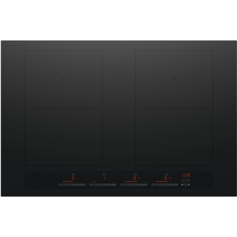 Fisher and Paykel CI804ZZDTB5 80cm Series 7 4 Zone Induction Hob with 2 SmartZones