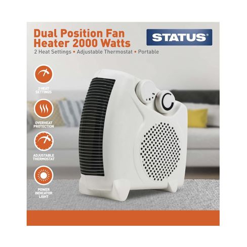 Status International Ltd FH2P-2000W1PKB Fan Heater