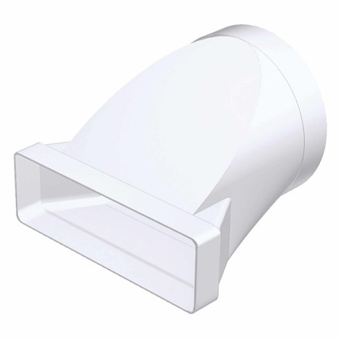 Caple 970W 150mm Rect/Round Adaptor - Megaduct 150mm component