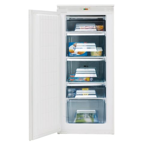 Caple RIF126 Fully Integrated Freezer, Manual Defrost with Sliding Hinge System