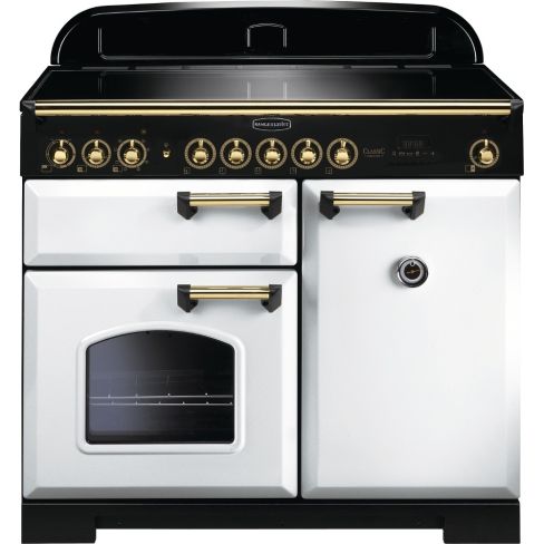 Rangemaster CDL100EIWH/B Electric Induction Hob Range Cooker
