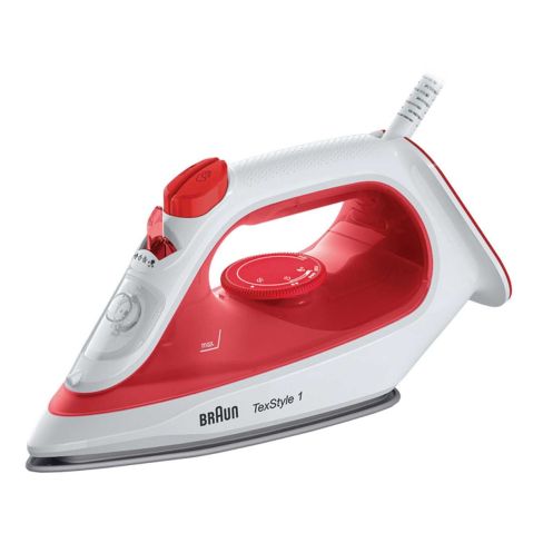 Braun BN1009 TexStyle Steam Iron 1900W - Red