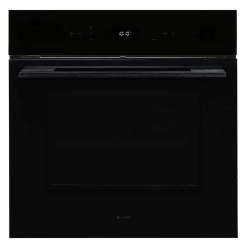 Caple C2106BG 60cm Electric Soft Close Single Oven Black Glass A Rated