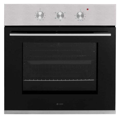 Caple C2231 60cm Electric Single Oven Black & Stainless Steel A Rated