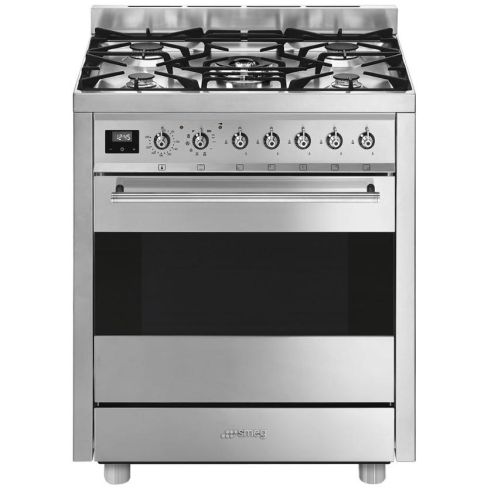 Smeg C7GPX9 70cm Symphony Dual Fuel Cooker Stainless Steel