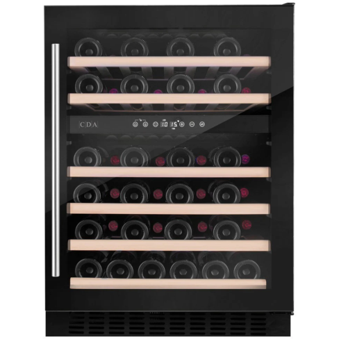 CDA CFWC604BL 60cm freestanding wine cooler