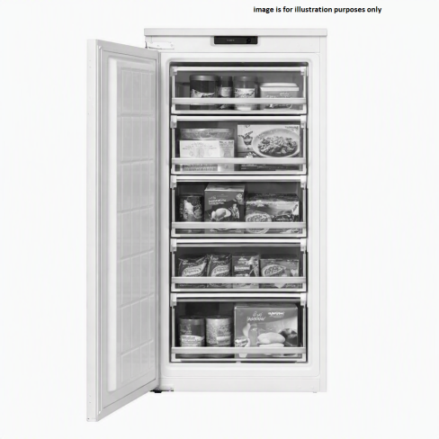 Caple RIF126 Fully Integrated Freezer, Manual Defrost with Sliding Hinge System