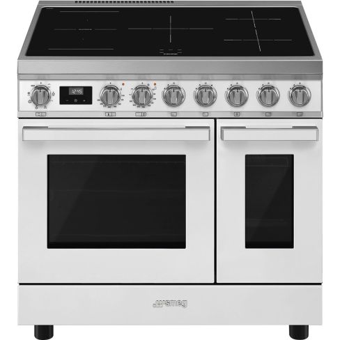 Smeg CPF92IMWH 90cm Portofino Electric Range Cooker White