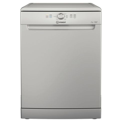 Indesit D2FHK26SUK Freestanding Full Size Dishwasher with Fast&Clean in Silver