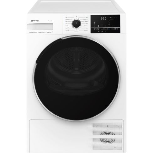 Smeg DNP83SEUK Heat Pump Tumble Dryer, 8kg, White, A+++ Rated