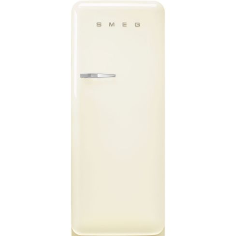 Smeg FAB28RCR6UK 60cm Retro 50s Style Free Standing Fridge with Ice Box in Cream, Right Hand Hinge