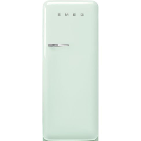 Smeg FAB28RPG6 60cm Retro 50s Style Free Standing Fridge with Ice Box in Pastel Green, Right Hand Hinge