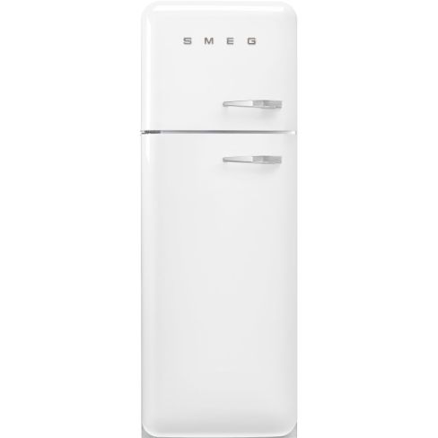 Smeg FAB30LWH6UK 60cm 50s Style No Frost Left Hand Hinge Fridge Freezer In White