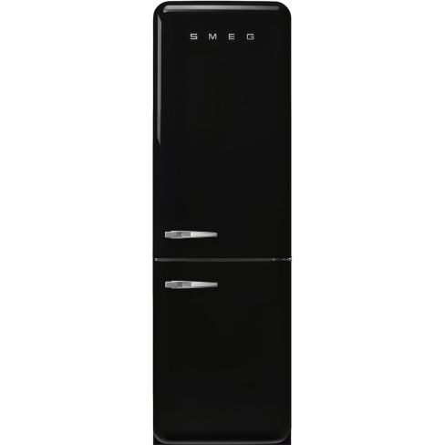 Smeg FAB32RBL6UK 60cm Retro 50s Style Right Hand Hinge Fridge Freezer in Black