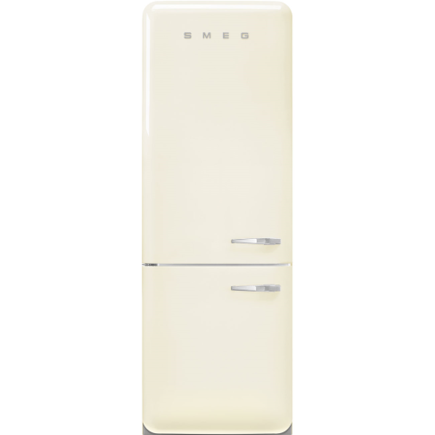 Smeg FAB38LCR6 No Frost Fridge Freezer, 706 mm wide, Cream, C Rated