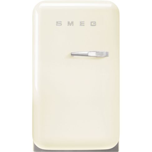Smeg FAB5LCR6 40cm Small 50s Style Left Hand Hinged Minibar Cream