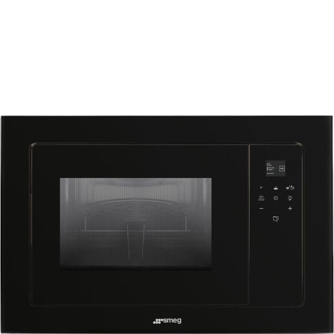 Smeg FMI120B3 20l Built-in Microwave with Grill in Black