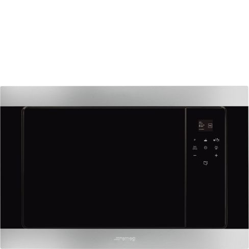 Smeg FMI320X2 20l Built-in Microwave with grill in Stainless Steel