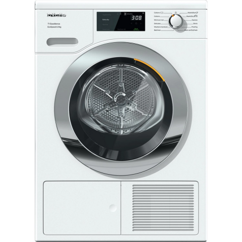 Miele TEH785 WP Freestanding 9kg Heat Pump Tumble Dryer - White A+++ Rated