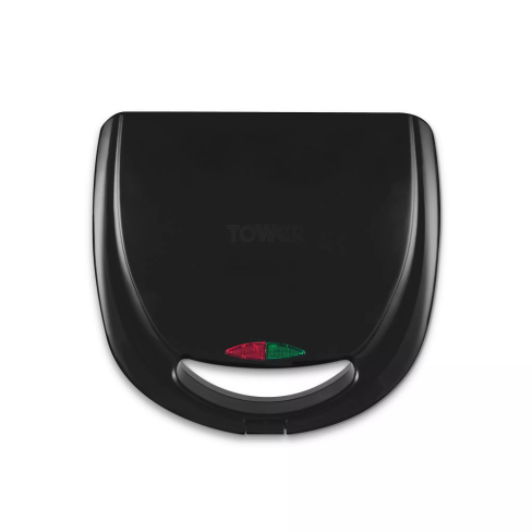 Tower T27027BLK 750W 2 Slice Sandwich Maker Black