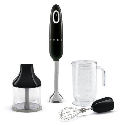 Smeg HBF03BLUK 50's Style 3-in-1 Hand Blender + Accessories in Black