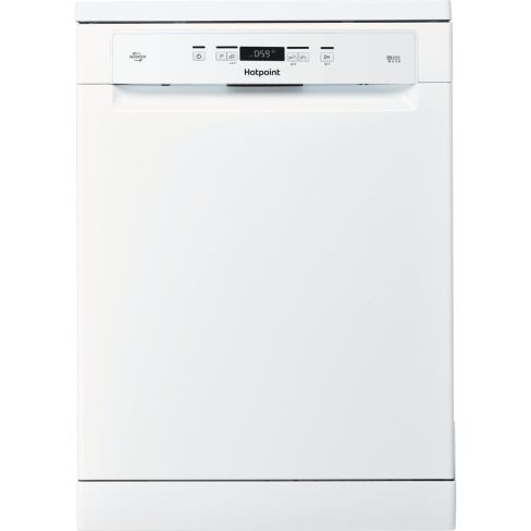 Hotpoint HFC3C26WCUK Dishwasher, 14 Place Settings, 3D Zone Wash, White, E Rated