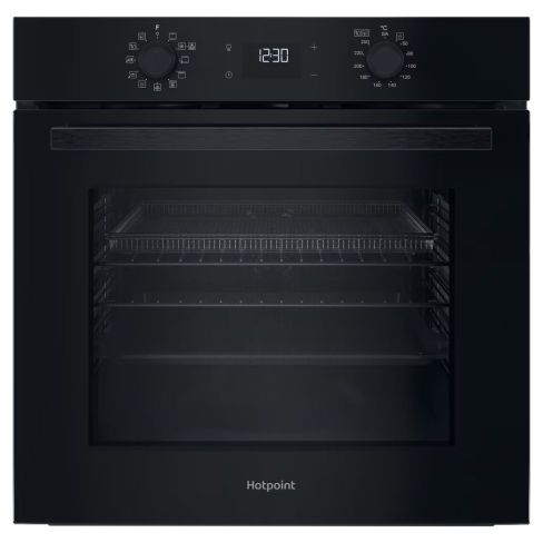 Hotpoint HO458CFBUK Built In Catalytic Lining Single Oven in Black