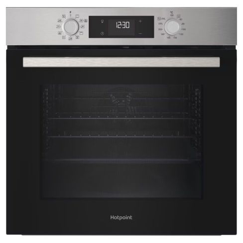 Hotpoint HOM258HXUK Built In Hydrolytic Cleaning Single Oven in Stainless Steel A+ Rated