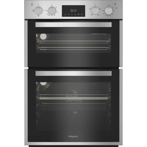 Hotpoint DIH10DIX Built-In Double Oven - Stainless Steel