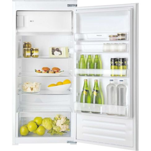 Hotpoint HSZ12A2D2 Integrated Built-In Fridge with Ice Box, Sliding Hinge, E Rated