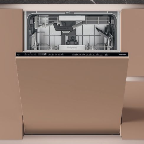Hotpoint H8IHP42LUK Integrated Full Size HydroForce Dishwasher C Rated