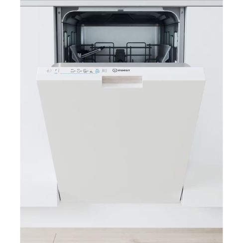 Indesit IN2ID10CS80UK Push and Go Integrated Slimline Dishwasher 10 Place Settings - White