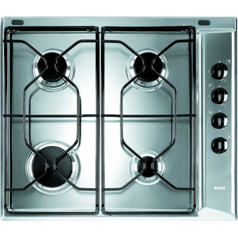 Indesit PAA642IXIWE1 60CM Gas Hob With Flame Failure Device In Stainless Steel