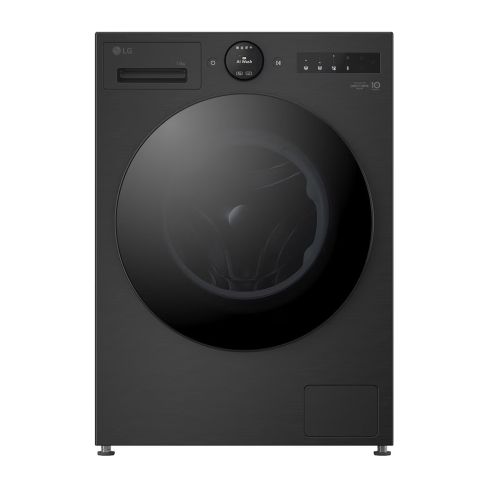 LG F4X7513TBB 13kg 1400spin AI Direct Drive Washing Machine, Black A Rated