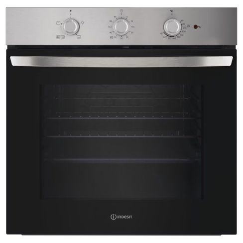 Indesit IO232HXUK Built In Hydrolytic Click&Clean Single Oven in Stainless Steel A Rated