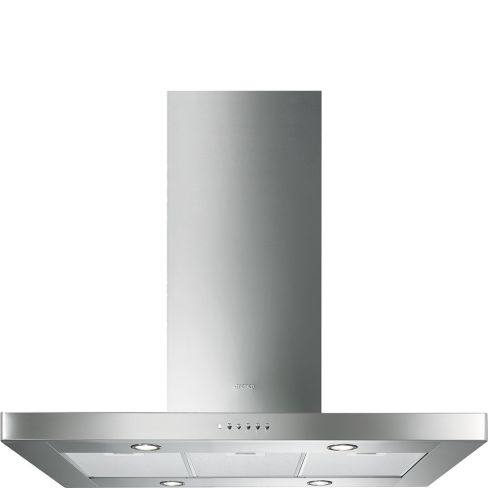 Smeg KI90XE 90cm Island Cooker Hood, Stainless Steel