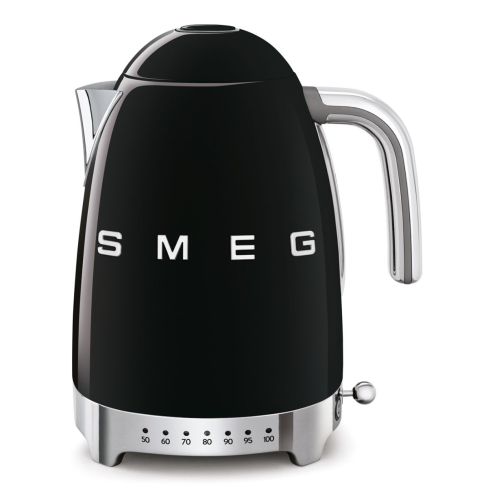 Smeg KLF04BLUK 50s Style Retro 1.7l Variable temperature kettle in Black