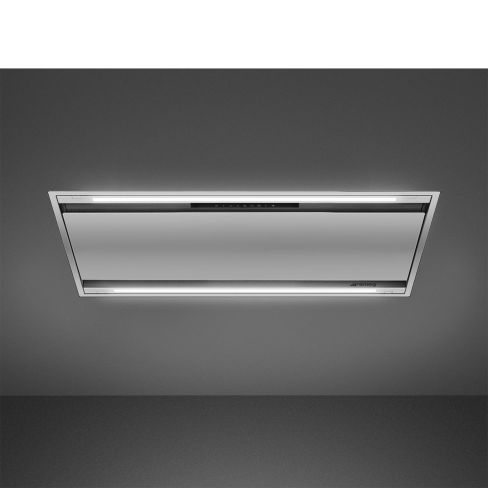 Smeg KLT9L4X 90cm Ceiling Hood in Stainless Steel with Auto Vent 2.0 B Rated