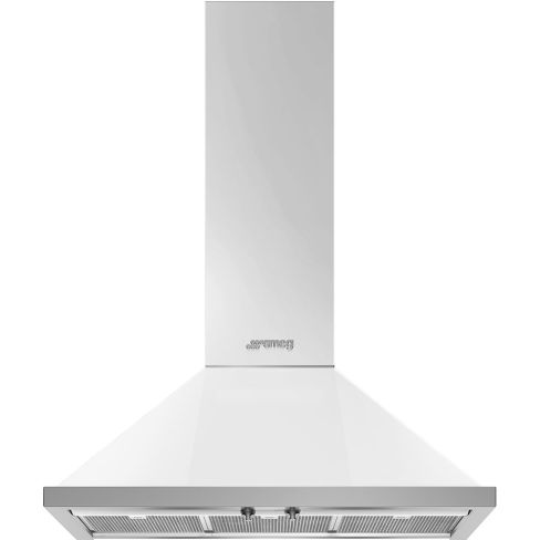 Smeg KPF9WH 90cm Portofino Chimney Hood White A+ Rated