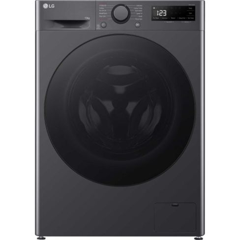 LG F4Y513GBLN1 13kg 1400spin Direct Drive Washing Machine, Slate Grey A Rated