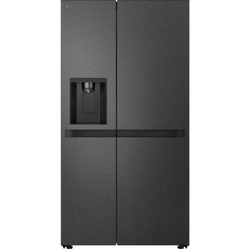 LG GSLC41EPPE 641L NatureFRESH American Style Fridge Freezer, Matte Black