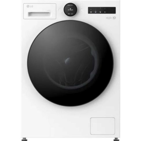 LG W4X7016TWB Freestanding 11kg / 6kg 1400spin AI Direct Drive™ Washer Dryer, White