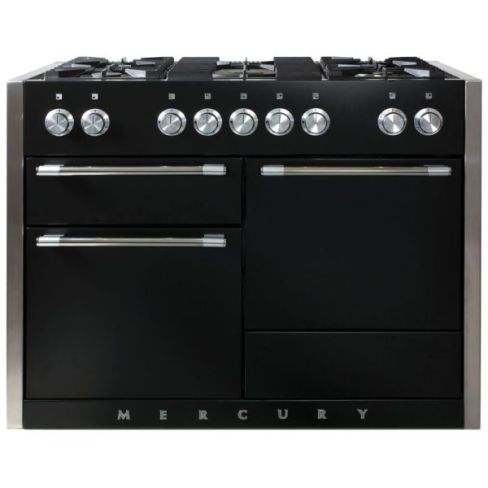 Mercury Home Del Only MCY1200DFAB Dual Fuel Range Cooker
