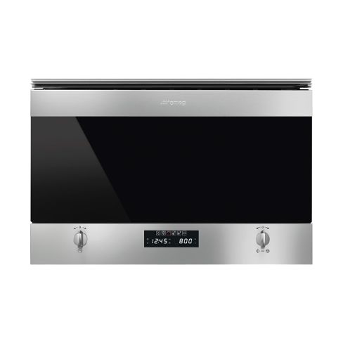 Smeg MP322X1 22l Classic Built-in Microwave with grill in Stainless Steel