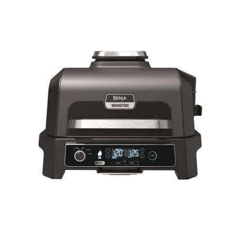 Ninja OG850UK Woodfire Pro XL Electric BBQ Grill + Smoker - Black/Grey